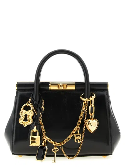 Dolce & Gabbana 'marlene Mini' Handbag With Charms In Black
