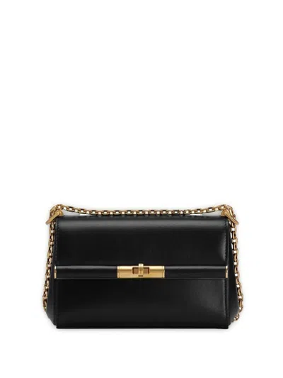 Dolce & Gabbana Marlene Mini Leather Shoulder Bag In Black