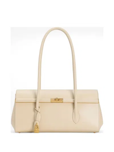 Dolce & Gabbana Marlene Padlock-detail Tote Bag In White