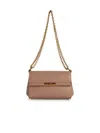 Dolce & Gabbana 'marlene' Pink Leather Crossbody Bag Women In Beige