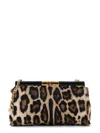 Dolce & Gabbana Marlene Leopard Print Goatskin Shoulder Bag