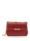 Dolce & Gabbana Marlene Red Shoulder Bag With Twist Lock In Leather Woman In Red