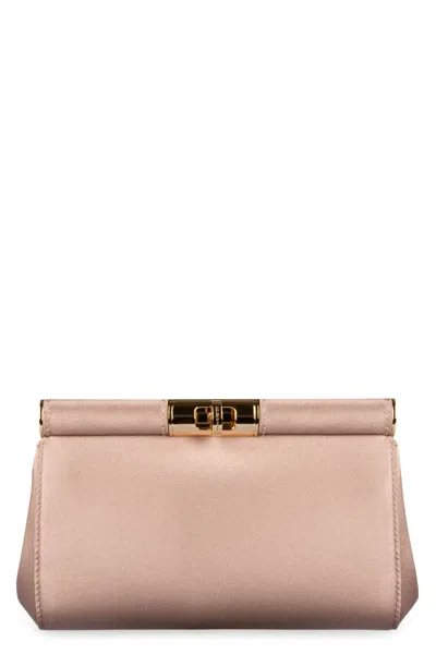 DOLCE & GABBANA MARLENE SATIN SHOULDER BAG