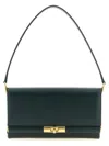 Dolce & Gabbana Marlene Rectangular Shoulder Bag Gold Tone Hardware In Orange