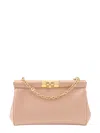Dolce & Gabbana Satin Shoulder Bag With Engraved Logo