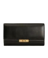 Dolce & Gabbana Marlene Grained Leather Clutch Bag In Black