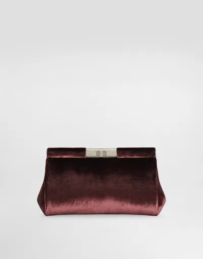 Dolce & Gabbana Marlene Shoulder Bag In Bordeaux