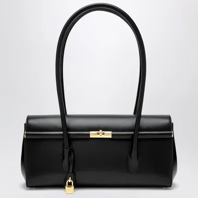 Dolce & Gabbana Marlene Shoulder Bag In Palmellato Calf Leather In Black