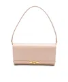Dolce & Gabbana Leather Marlene Shoulder Bag In Nude