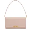 Dolce & Gabbana Marlene Grained Leather Clutch Bag In Nude