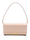 Dolce & Gabbana Leather Marlene Shoulder Bag In Nude & Neutrals