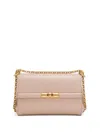 Dolce & Gabbana Small Powder Pink Shoulder Bag Marlene In Nude & Neutrals