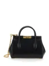 Dolce & Gabbana Structured Black Calfskin Shoulder Bag