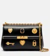 Dolce & Gabbana Marlene Small Leather Crossbody Bag In Black