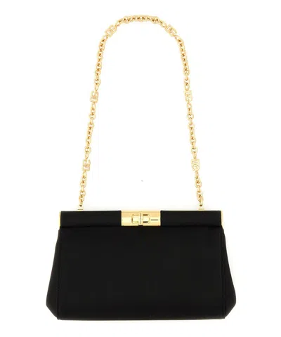 Dolce & Gabbana Marlene Small Shoulder Bag In Black