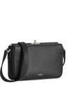 Dolce & Gabbana Marlene Structured Leather Messenger Bag In Black