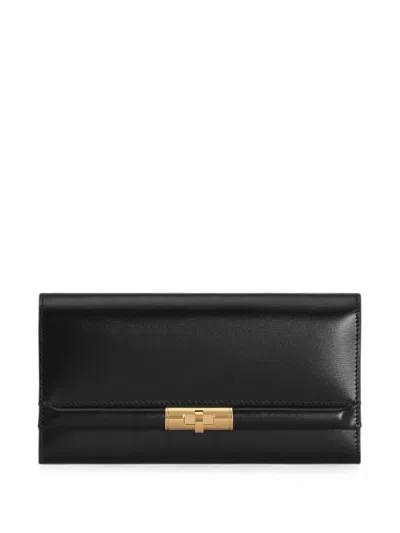 Dolce & Gabbana Marlene Wallet In Calfskin In Blue
