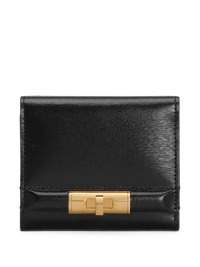 Dolce & Gabbana Marlene Wallet In Calfskin In Black