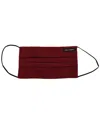 Dolce & Gabbana Maroon Silk Pleated Elastic Ear St