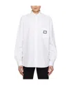 Dolce & Gabbana White Martini-fit Shirt In White