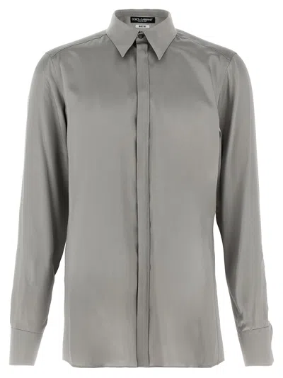 Dolce & Gabbana Martini Shirt And Blouse In Gray
