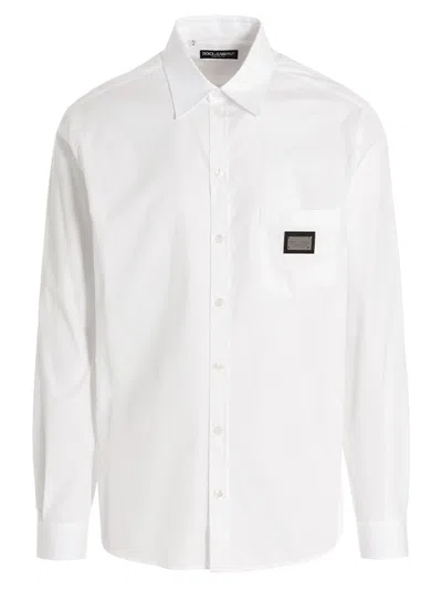 Dolce & Gabbana Martini Shirt In White
