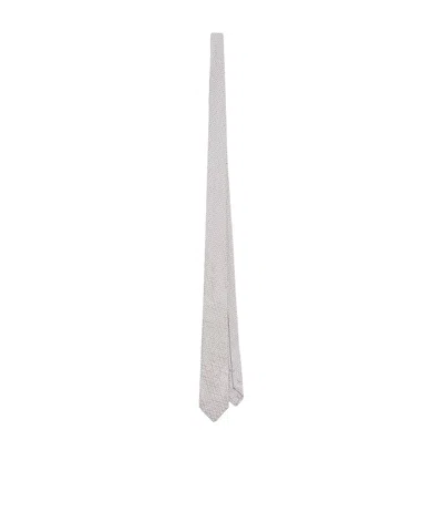 Dolce & Gabbana Martini Tie In Gray