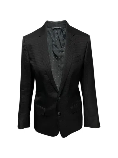 Pre-owned Dolce & Gabbana Martini Wool Jacket In Black