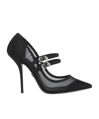 Dolce & Gabbana Mary Jane High Heels In Black