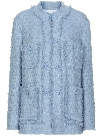 DOLCE & GABBANA DOLCE & GABBANA MAT EFFECT SINGLE-BREASTED JACKET