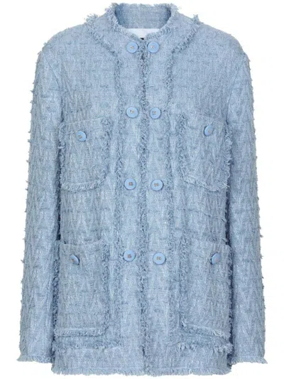 DOLCE & GABBANA DOLCE & GABBANA MAT EFFECT SINGLE-BREASTED JACKET CLOTHING