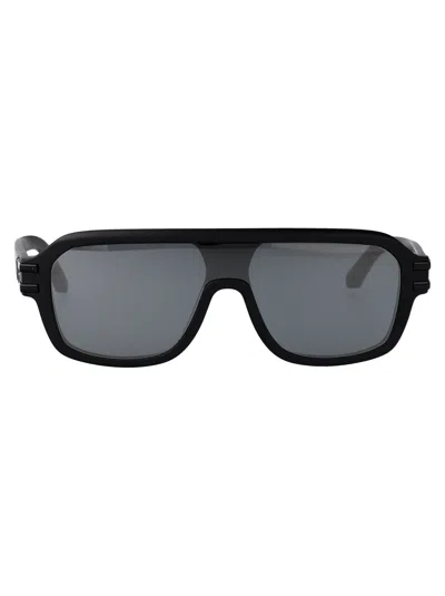 Dolce & Gabbana Matte Black Acetate Sunglasses
