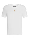 Dolce & Gabbana Medal Cotton T-shirt Crewneck Short Sleeves In Animal Print
