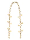 Dolce & Gabbana Medallion-pendant Chain Strap In Gold