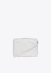 Dolce & Gabbana Medium Logo Camera Bag In Calf Leather In White