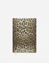 Dolce & Gabbana Medium Ruled Notebook Leather Cover In Multicolor