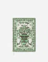 Dolce & Gabbana Medium Blank Notebook Textile Cover In Green