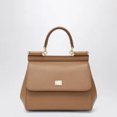 Dolce & Gabbana Medium Caramel Sicily Hand Bag