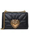 Dolce & Gabbana Devotion Medium Leather Shoulder Bag