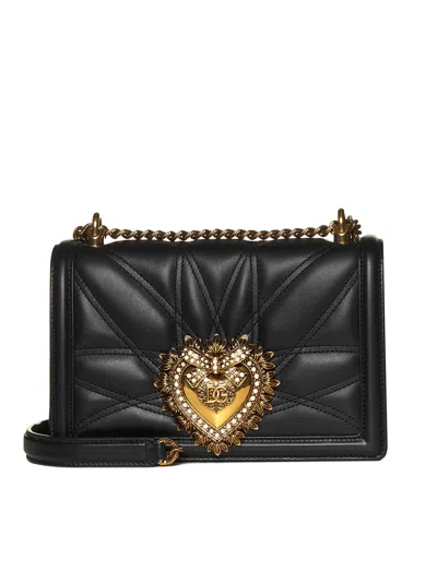 DOLCE & GABBANA MEDIUM DEVOTION BAG IN QUILTED NAPPA LEATHER