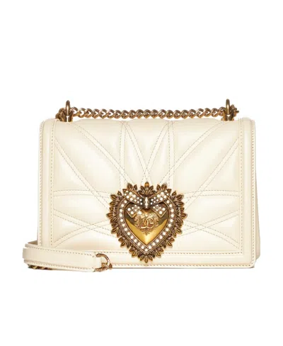 DOLCE & GABBANA DOLCE  GABBANA DEVOTION LOGO PLAQUE SHOULDER BAG