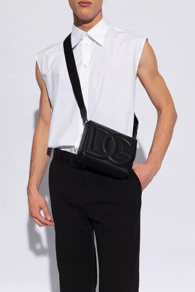 Dolce & Gabbana ‘medium Dg Logo Bag' Shoulder Bag In Black