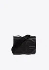 Dolce & Gabbana Medium Dg Logo Messenger Bag In Black