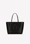 Dolce & Gabbana Medium Dg Logo Tote Bag In Black