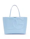 Dolce & Gabbana Medium Dg Logo Tote Bag In Blue