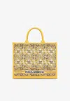 Dolce & Gabbana Women Dg Daily Medium Tote Bag In Yellow
