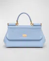 Dolce & Gabbana Medium Elongated Sicily Handbag In Carta Zucchero