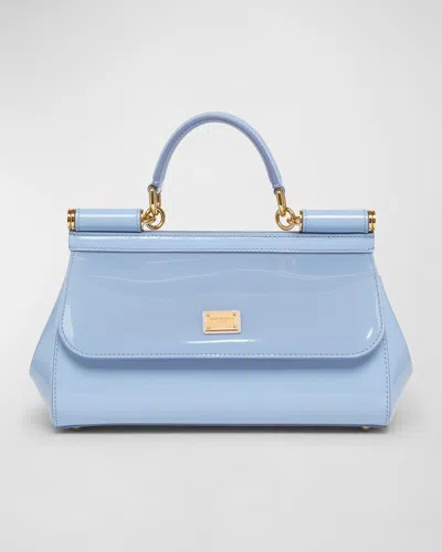 Dolce & Gabbana Medium Elongated Sicily Handbag In Carta Zucchero