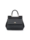 Dolce & Gabbana Sicily Medium Handbag In Black