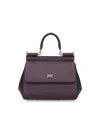 Dolce & Gabbana Medium Handbag Sicily In Purple